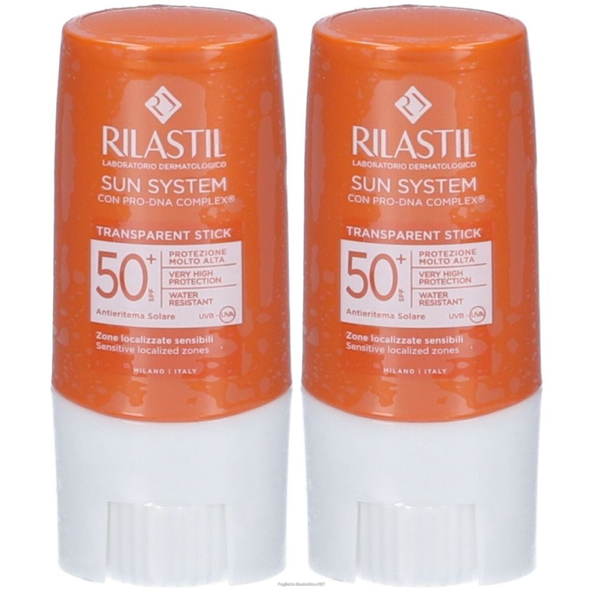 Cerca Offerte di rilastil® sun system stick trasparent spf 50+ set da 2 2x8,5 ml e acquista online