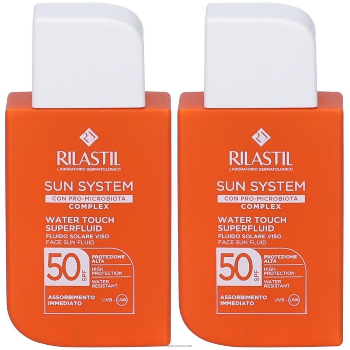 Cerca Offerte di rilastil sun system superfluid filtro solare spf 50 2x50 ml e acquista online
