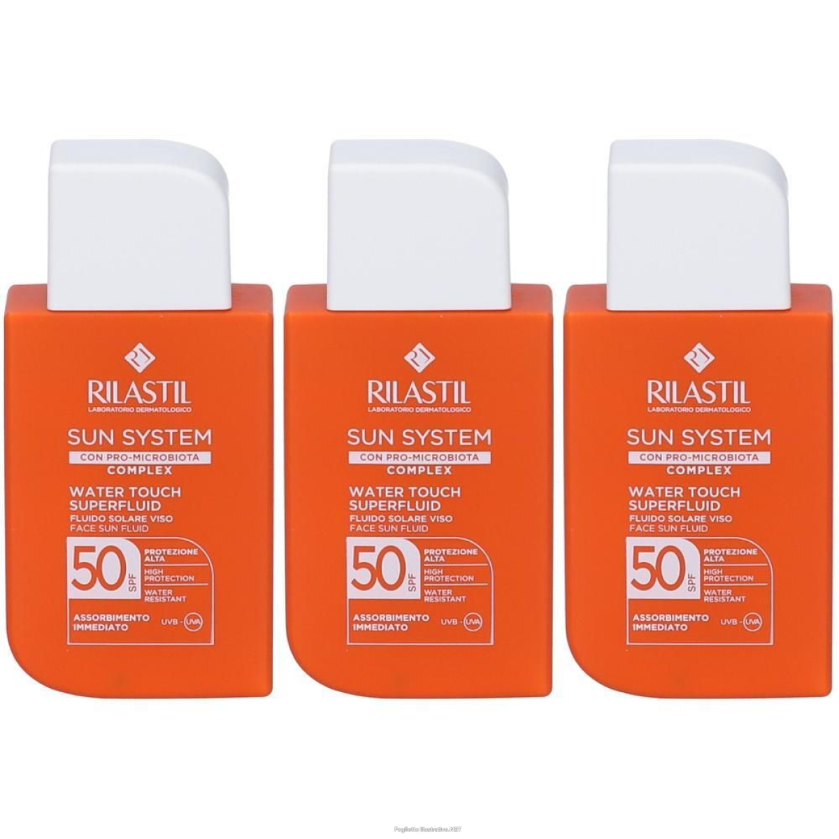 Cerca Offerte di rilastil sun system superfluid filtro solare spf 50 3x50 ml e acquista online
