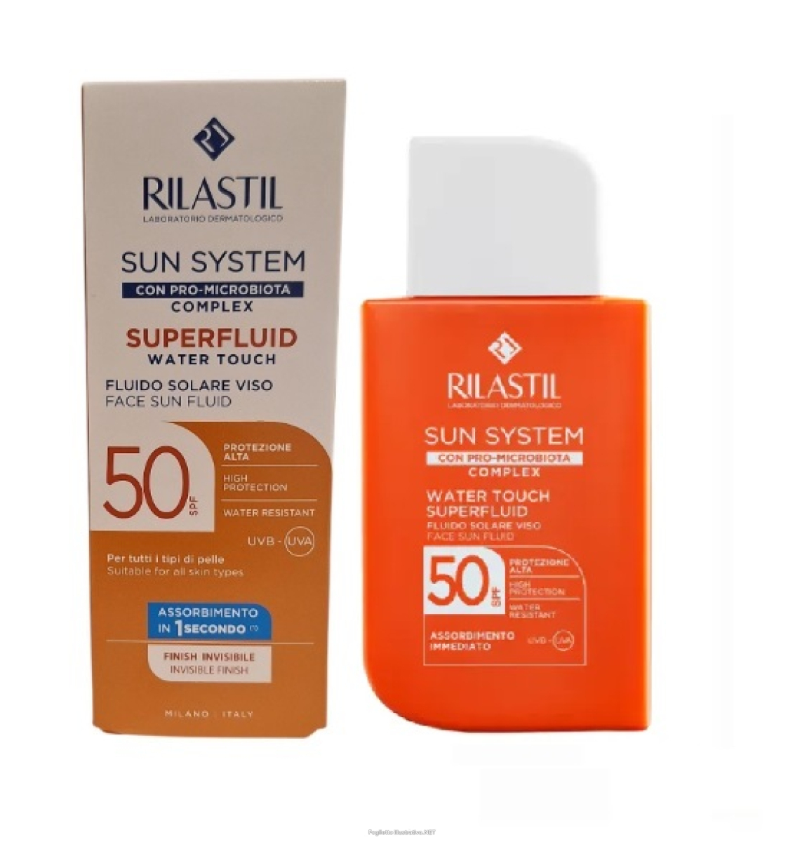 Cerca Offerte di rilastil sun system water touch supefluid spf50 - fluido solare viso con protezione molto alta - 50 ml e acquista online