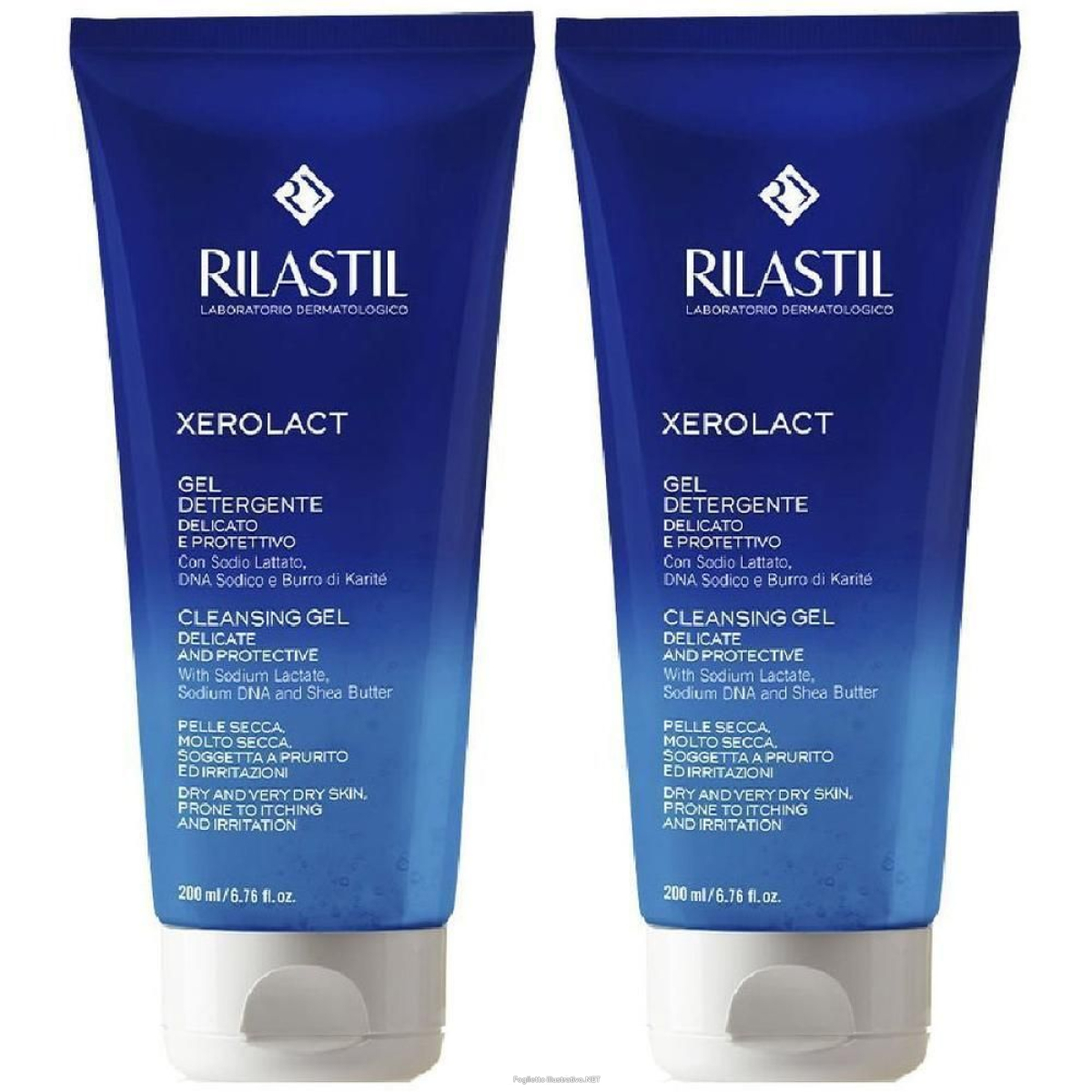 Cerca Offerte di rilastil® xerolact gel detergente 2x200 ml e acquista online