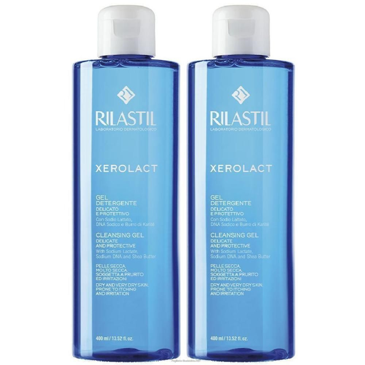Cerca Offerte di rilastil® xerolact gel detergente 2x400 ml e acquista online