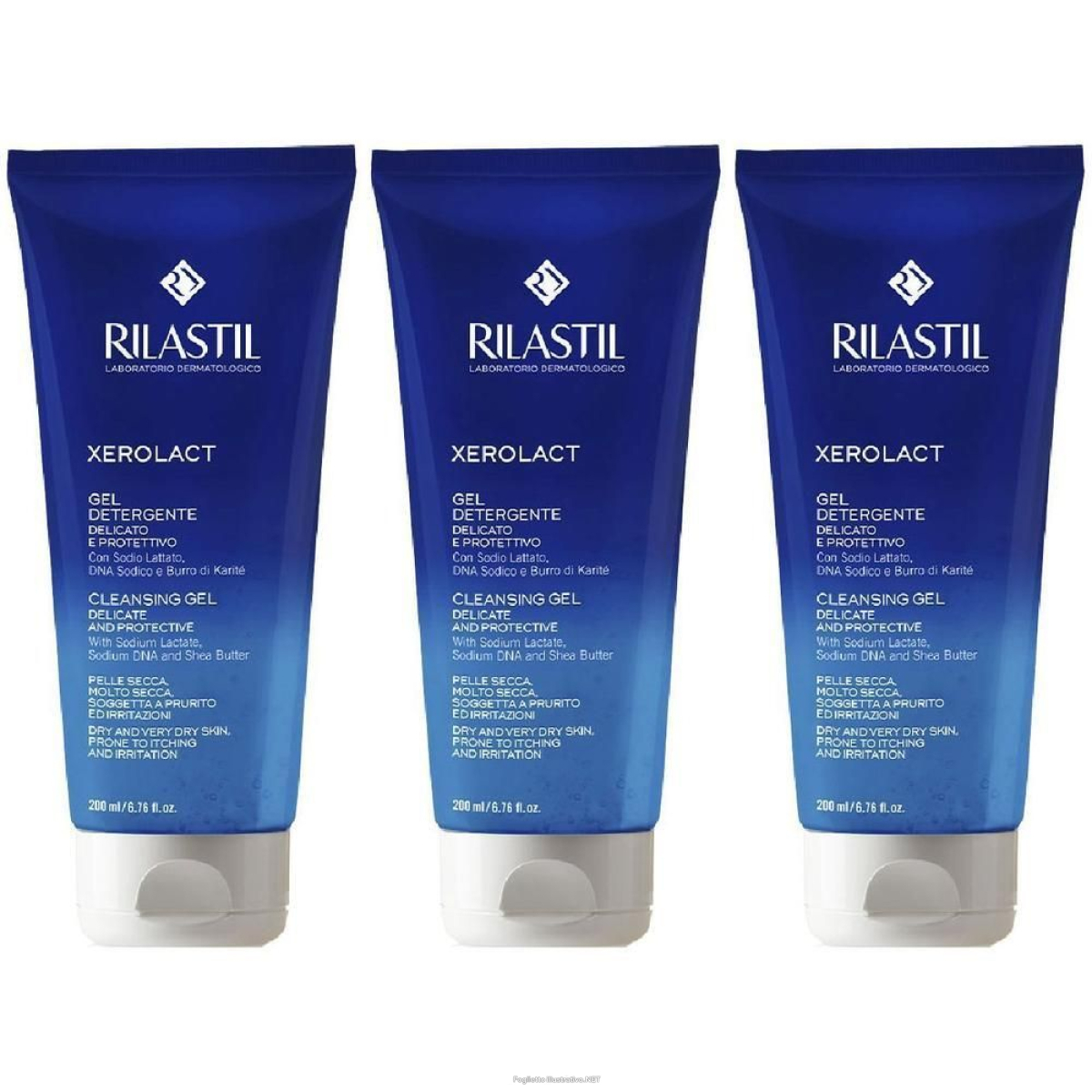Cerca Offerte di rilastil® xerolact gel detergente 3x200 ml e acquista online
