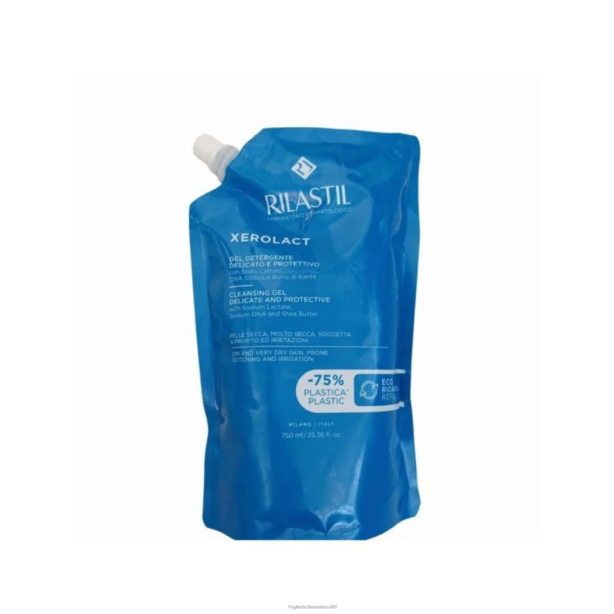 Cerca Offerte di rilastil xerolact ricarica gel detergente - refil detergente delicato per pelle secca, pruriginosa ed irritata - 750 ml e acquista online