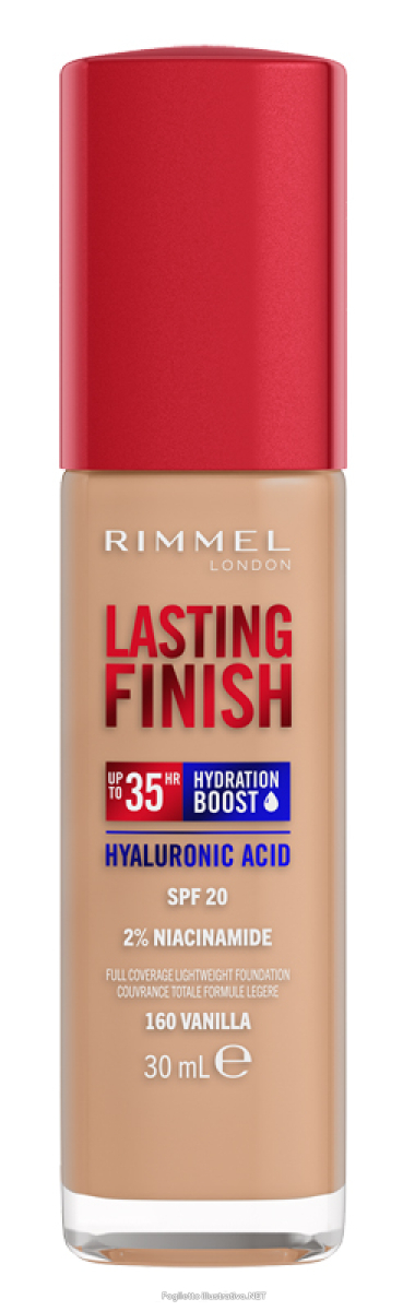 Cerca Offerte di rimmel fondotinta lasting finish 35h con acido ialuronico 160 vanilla 30ml 5859 e acquista online
