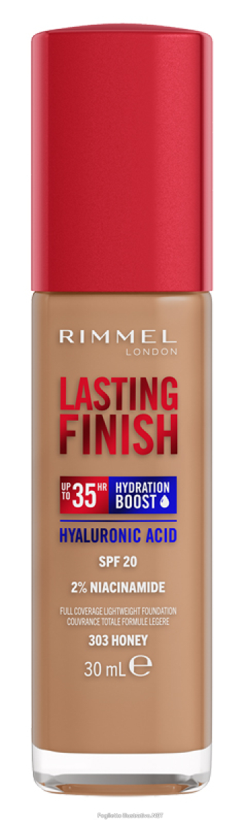 Cerca Offerte di rimmel fondotinta lasting finish 35h con acido ialuronico 303 honey 30ml rimmel e acquista online