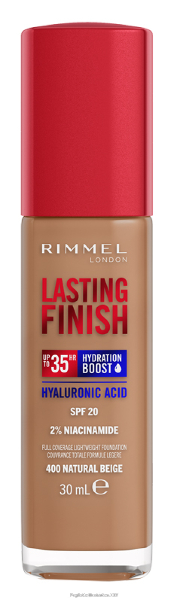 Cerca Offerte di rimmel fondotinta lasting finish 35h con acido ialuronico 400 natural beige 30ml rimmel e acquista online