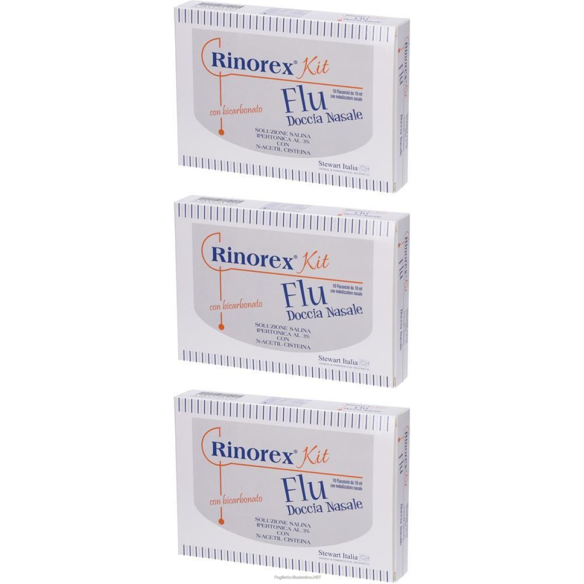 Cerca Offerte di rinorex flu doccia kit 3x1 pz fiale e acquista online