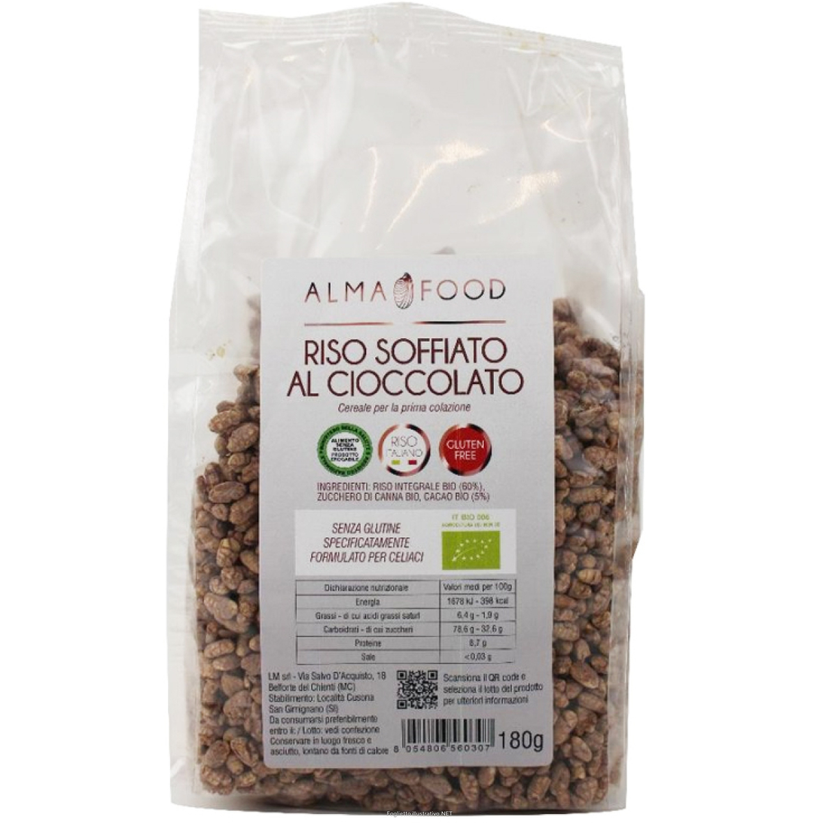 Cerca Offerte di riso soffiato al cioccolato alma food(r) 180g e acquista online