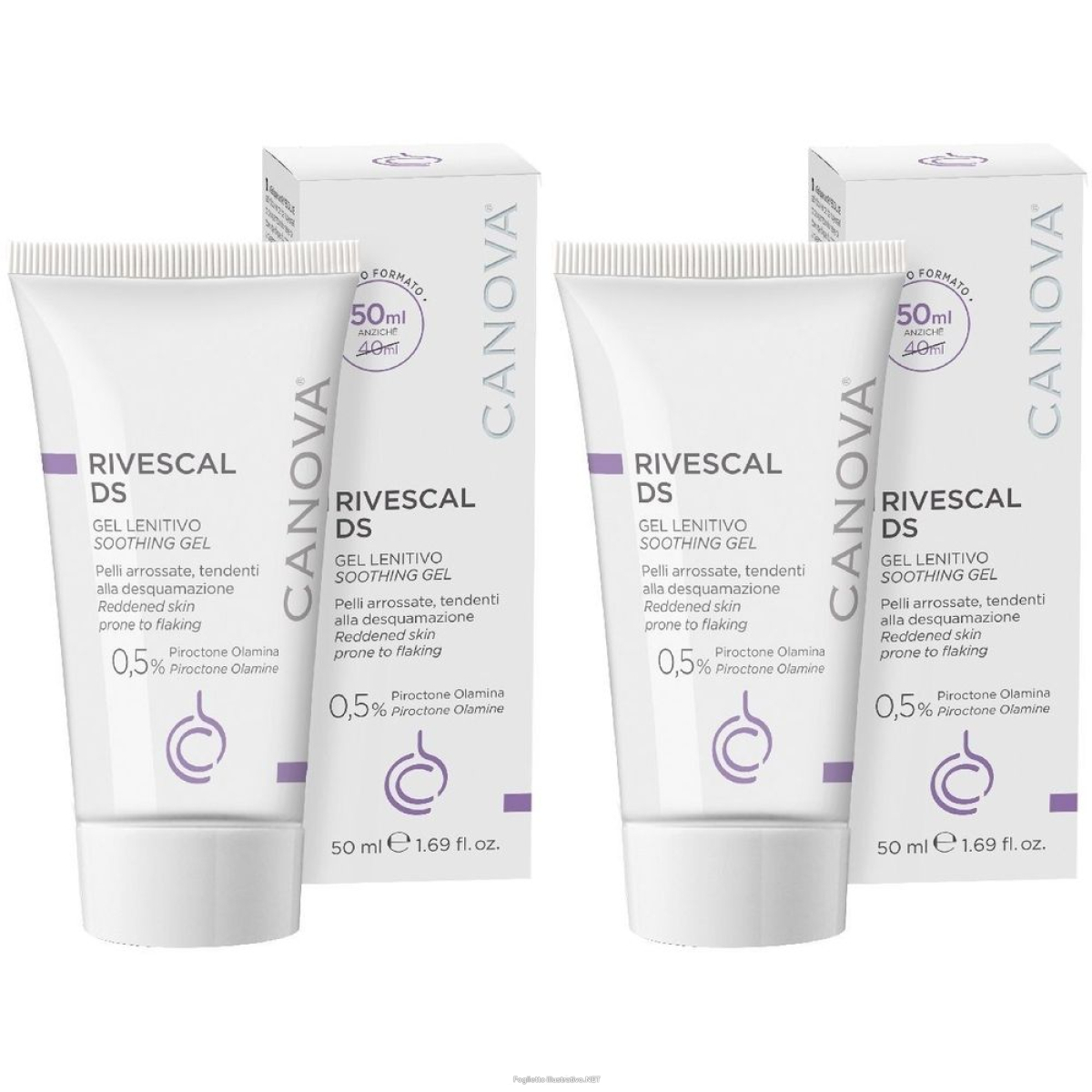 Cerca Offerte di rivescal ds canova gel 50 ml nuova confezione set da 2 2x50 ml e acquista online