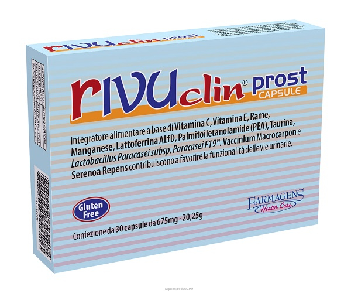 Cerca Offerte di rivuclin prost 30 capsule 675 mg senza glutine e acquista online