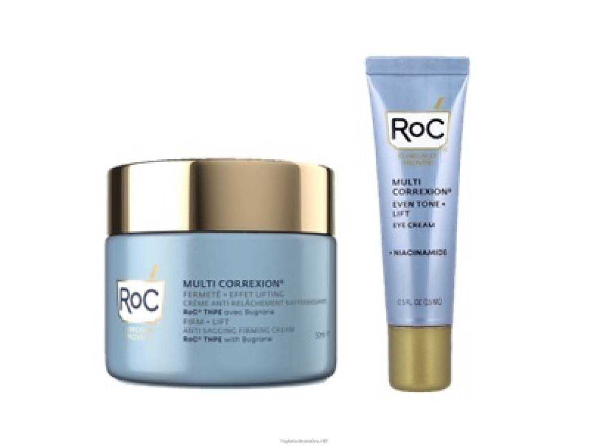 Cerca Offerte di roc cofanetto antietà firm + lift crema viso 50 ml + contorno occhi 15 ml e acquista online