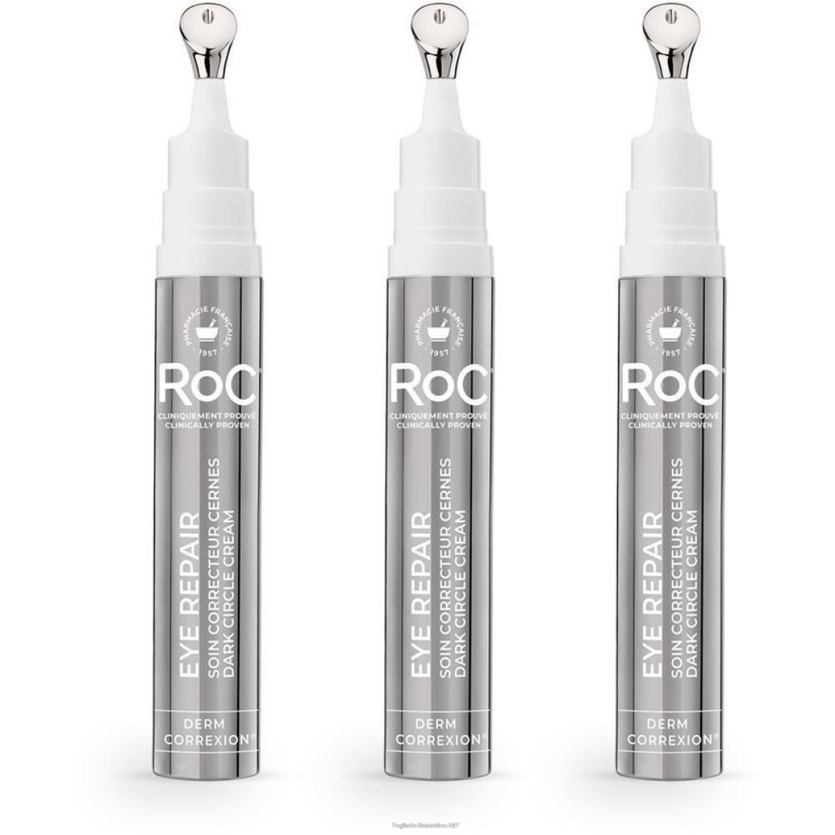 Cerca Offerte di roc derm correxion eye repair crema occhi 3x15 ml e acquista online