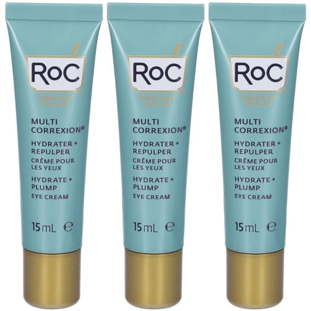 Cerca Offerte di roc® multi correxion® hydrate & plump eye cream 3x15 ml crema e acquista online