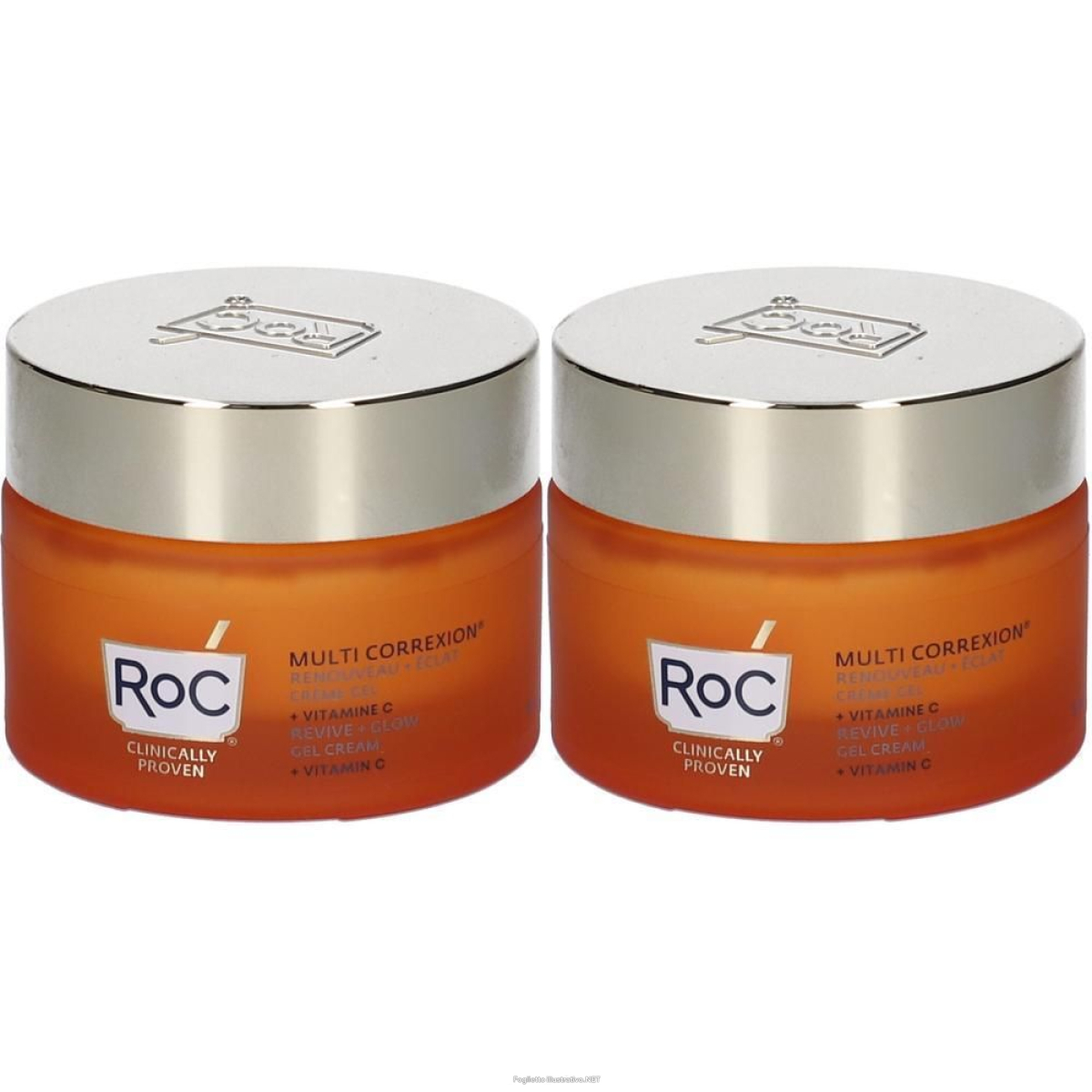Cerca Offerte di roc multi correxion® revive + glow crema gel illuminante 2x50 ml e acquista online