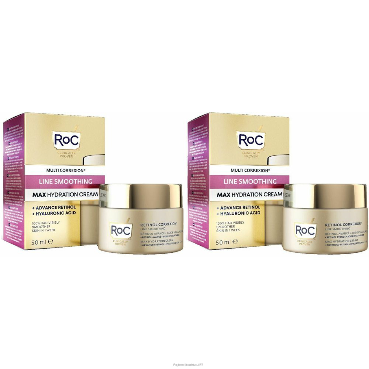 Cerca Offerte di roc multi correxion® soin lissant crema massima idratazione set da 2 e acquista online