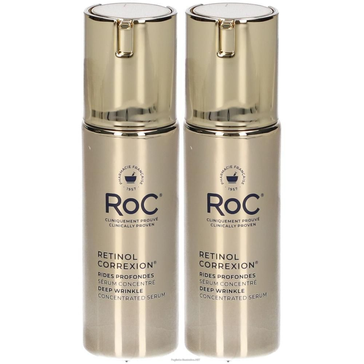 Cerca Offerte di roc retinol correxion deep wrinkle siero viso 2x30 ml e acquista online