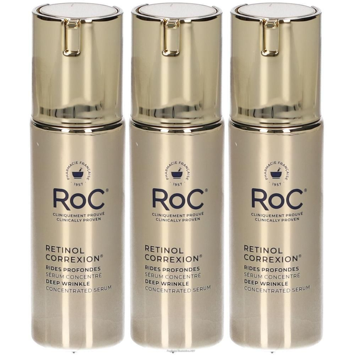 Cerca Offerte di roc retinol correxion deep wrinkle siero viso 3x30 ml e acquista online