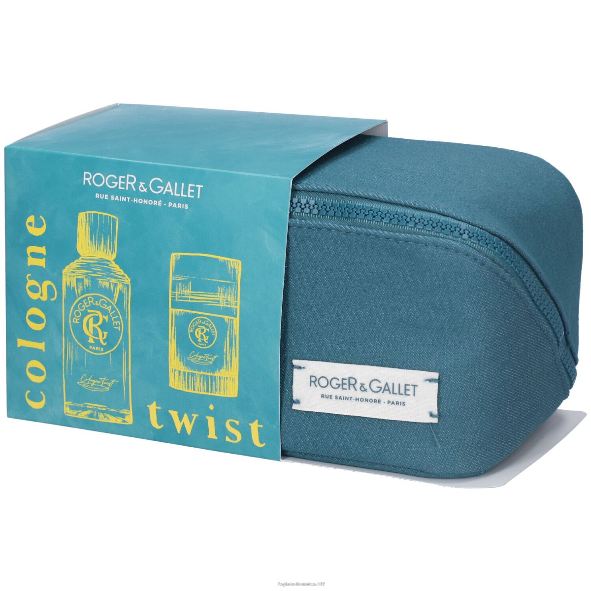 Cerca Offerte di roger & gallet cofanetto regalo con twist eau de cologne  100 ml + deodorant 24h 50 gr + trousse in regalo e acquista online