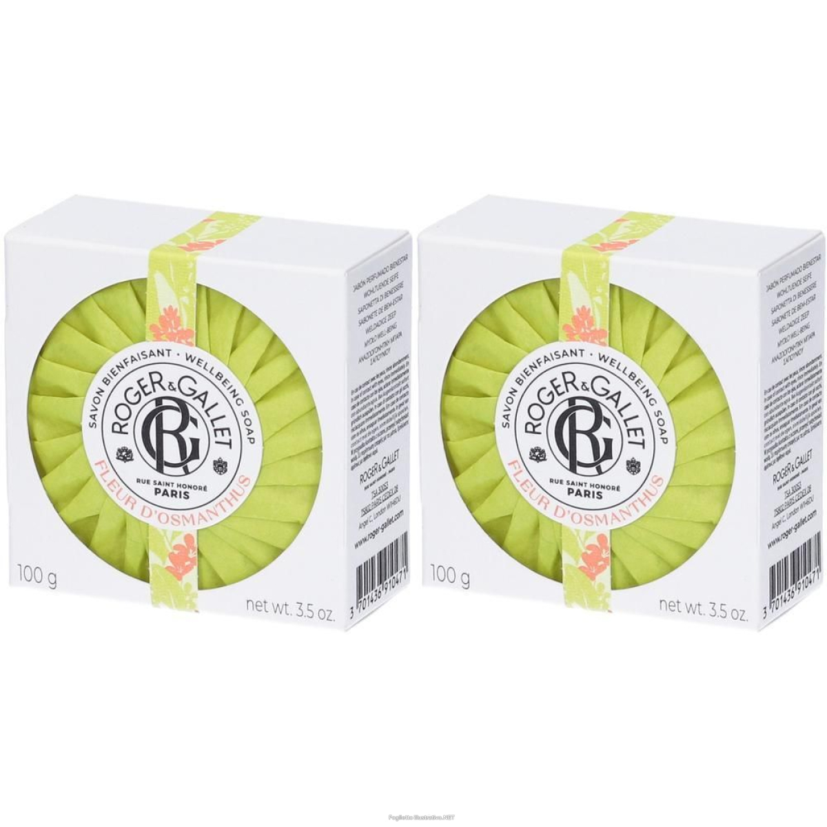 Cerca Offerte di roger&gallet fleur d'osmanthus saponetta 2x100 g e acquista online
