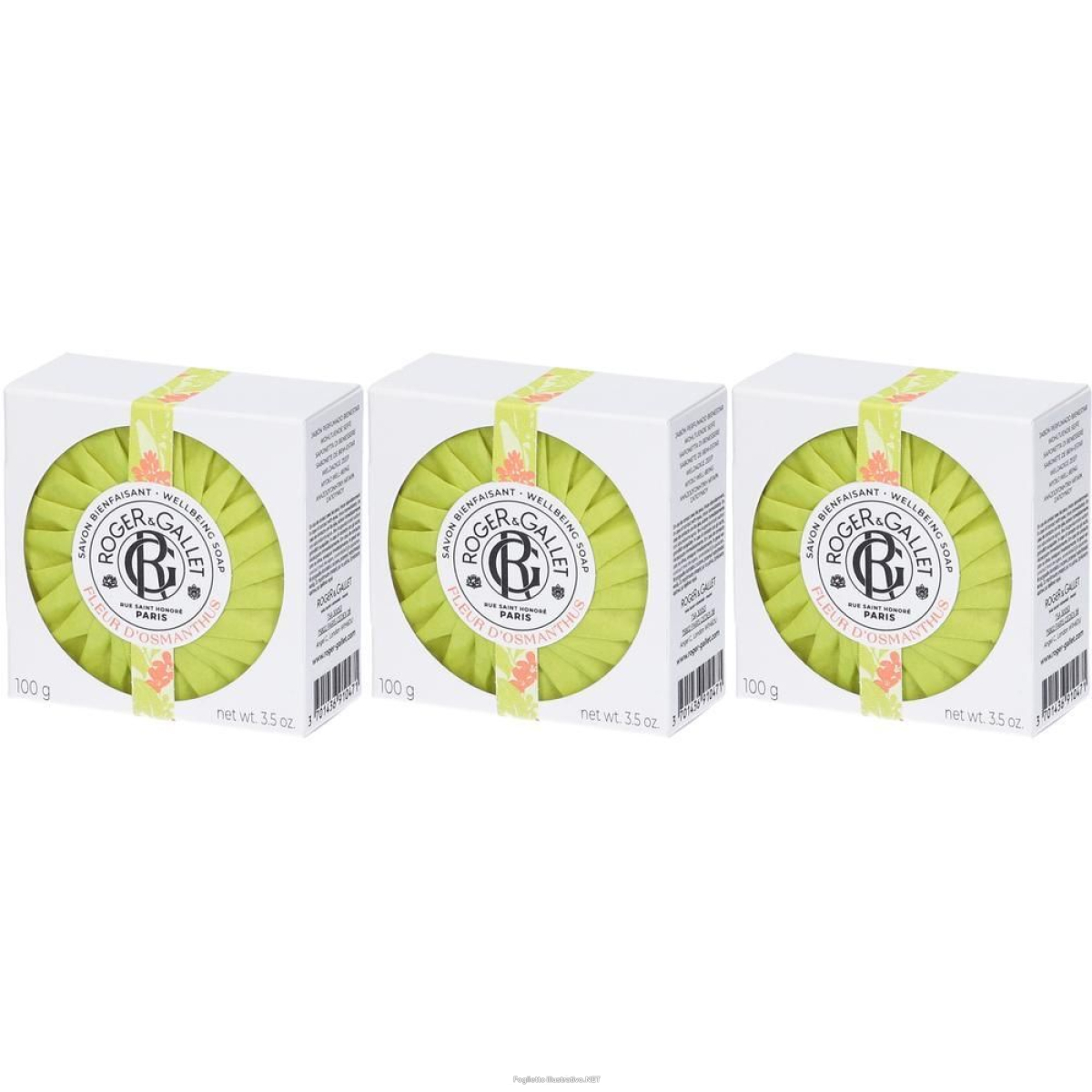 Cerca Offerte di roger&gallet fleur d'osmanthus saponetta 3x100 g e acquista online