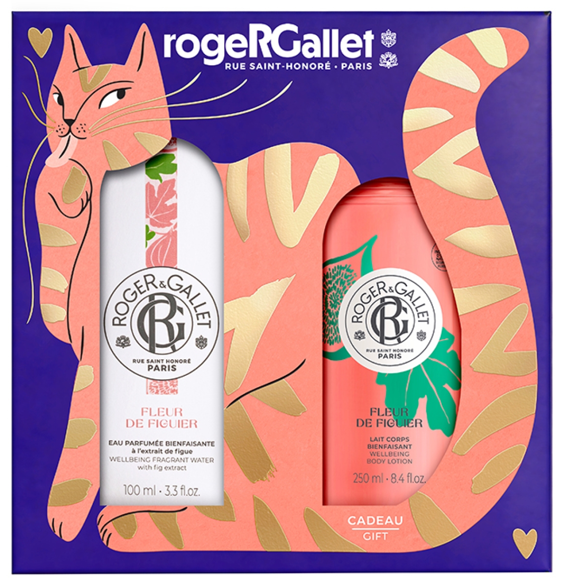 Cerca Offerte di Roger & gallet fleur de figuier cofanetto regalo con acqua profumata 100 ml + latte corpo 250 ml e acquista online