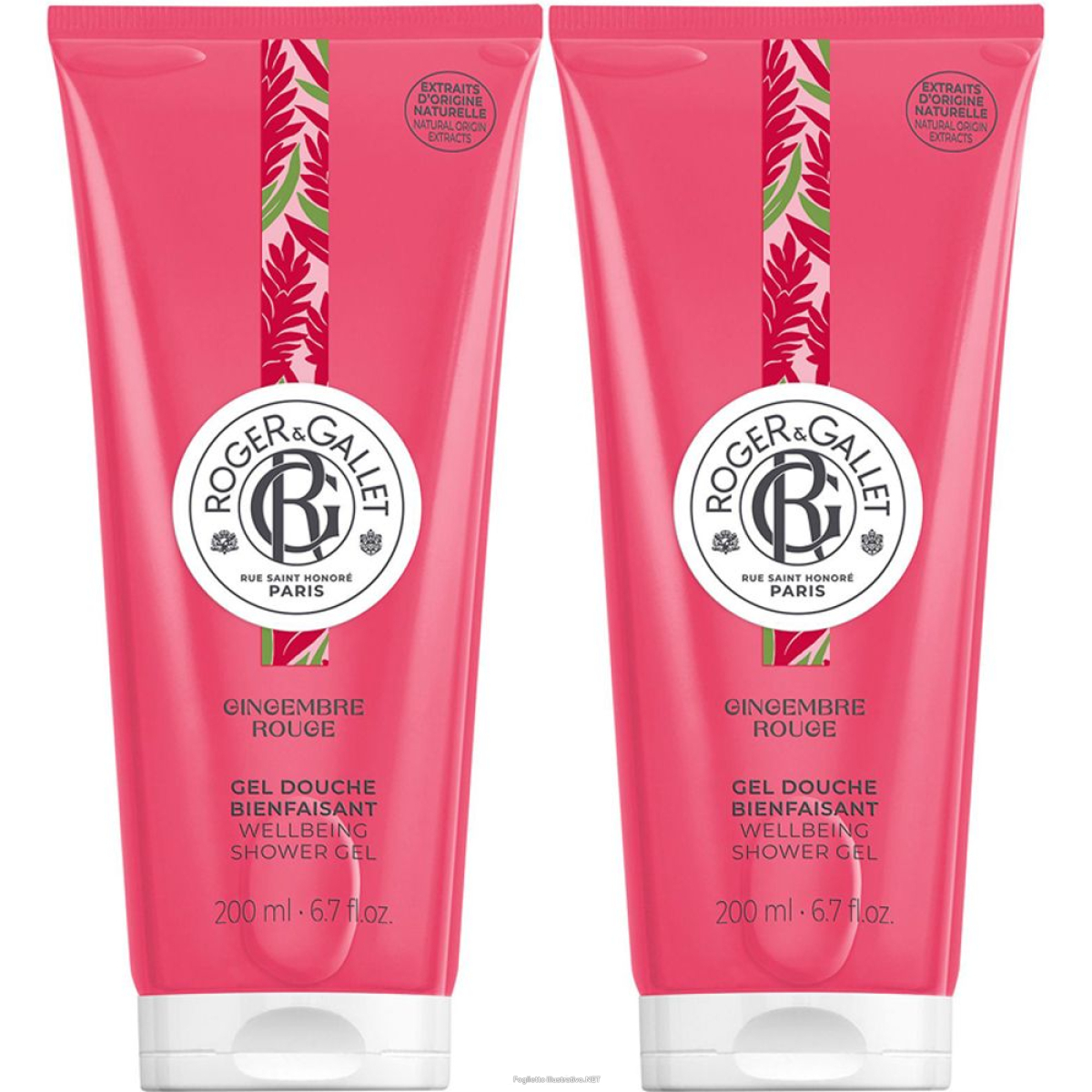 Cerca Offerte di roger&gallet gingembre rouge - gel doccia di benessere set da 2 2x200 e acquista online