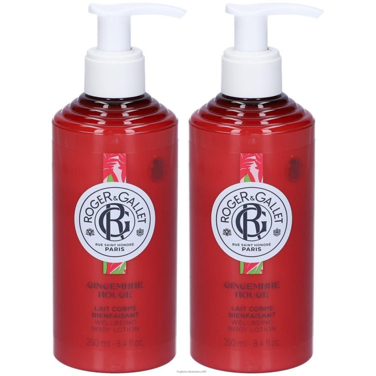 Cerca Offerte di roger&gallet gingembre rouge lait corps 2x250 ml latte e acquista online