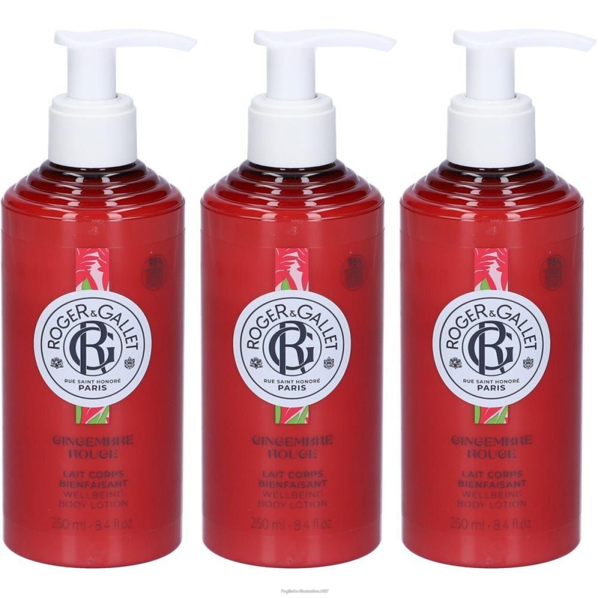 Cerca Offerte di roger&gallet gingembre rouge lait corps 3x250 ml latte e acquista online