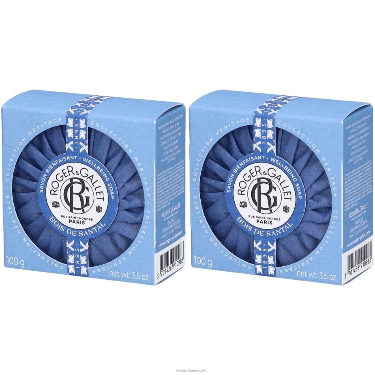 Cerca Offerte di roger&gallet h bois de santal saponetta set da 2 2x100 g sapone e acquista online