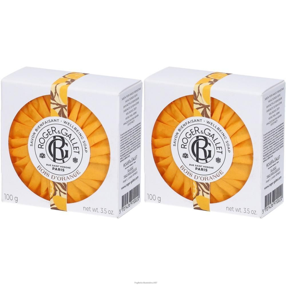 Cerca Offerte di roger&gallet saponetta di benessere bois d'orange 2x100 g e acquista online