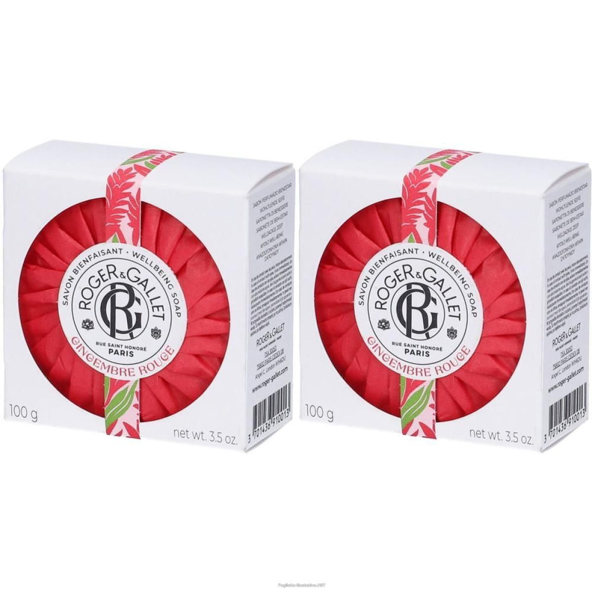 Cerca Offerte di roger&gallet saponetta di benessere gingembre rouge 2x100 g e acquista online