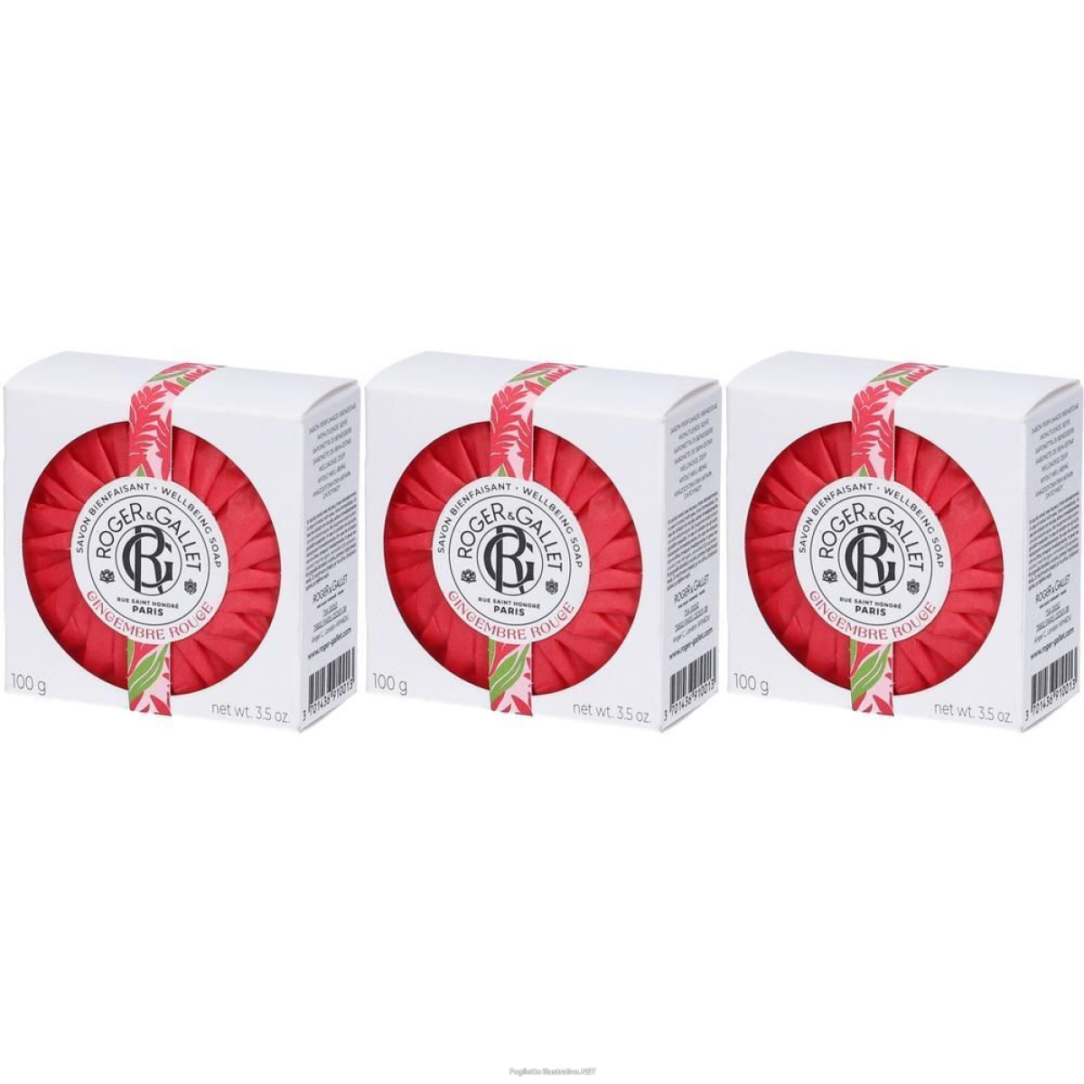 Cerca Offerte di roger&gallet saponetta di benessere gingembre rouge 3x100 g e acquista online