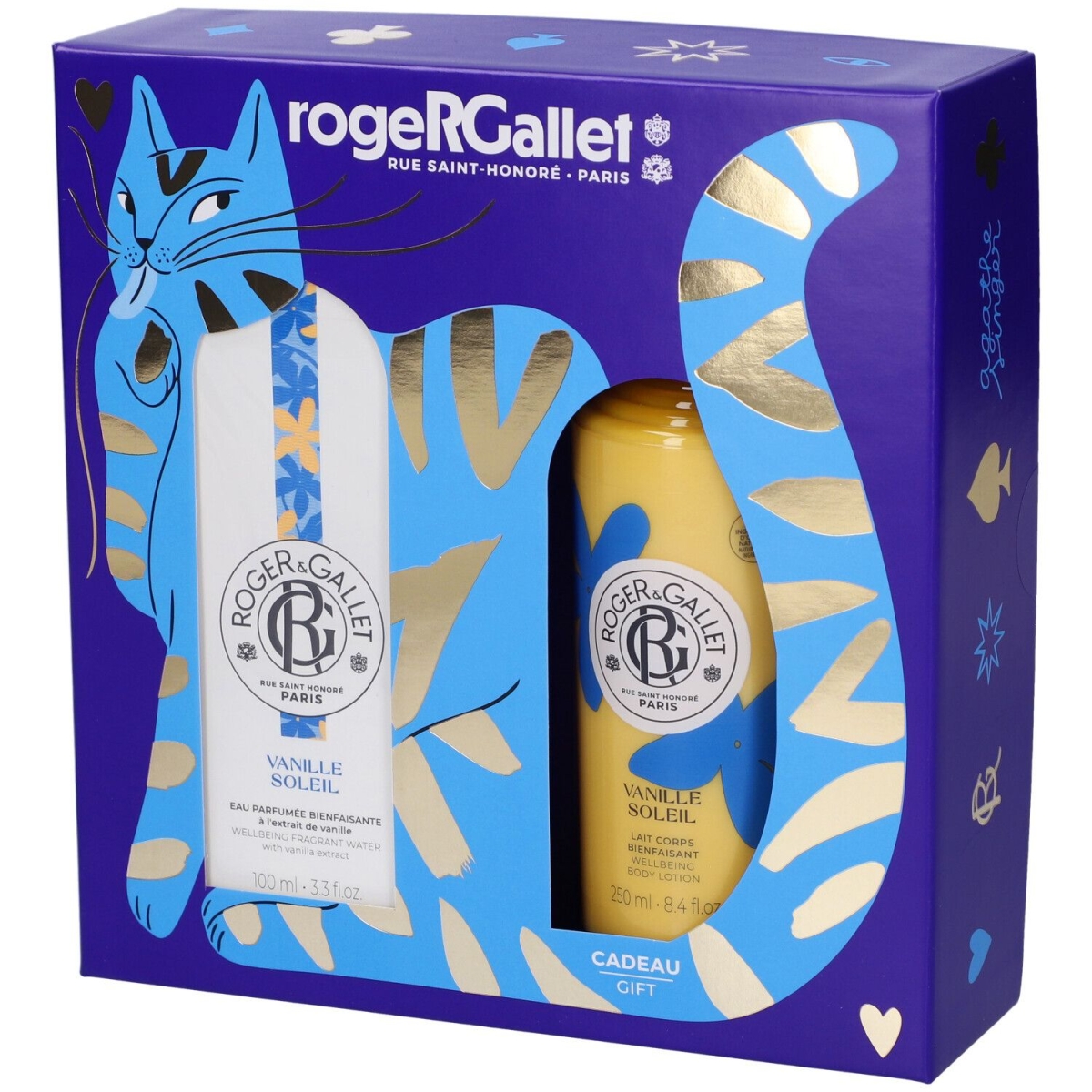 Cerca Offerte di Roger & gallet vanille soleil cofanetto regalo con acqua profumata vanille soleil 100 ml + latte corpo 250 ml e acquista online