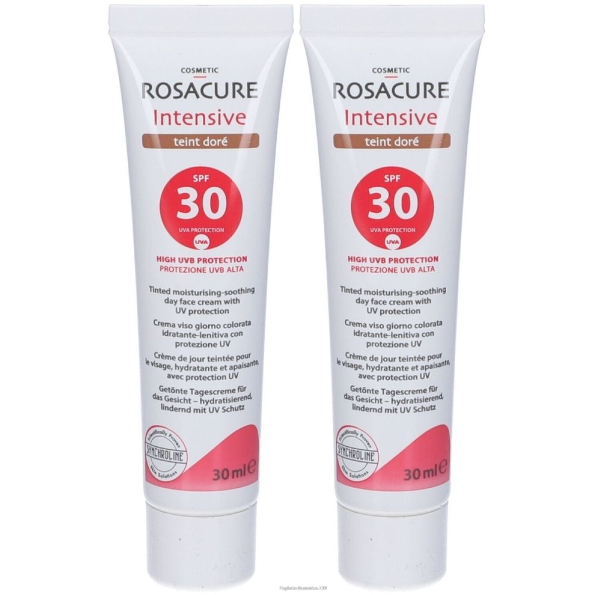 Cerca Offerte di rosacure intensive teint dore' spf30 set da 2 2x30 ml crema e acquista online