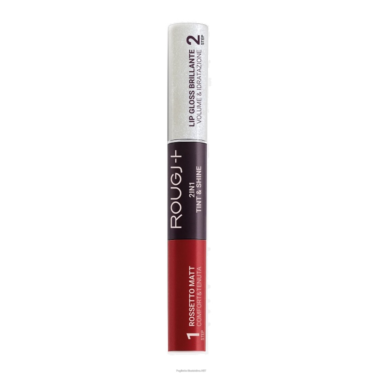Cerca Offerte di rougj+ 2 in 1 tint & shine rossetto liquido lunga tenuta e gloss volumizzante idratante 03 red e acquista online