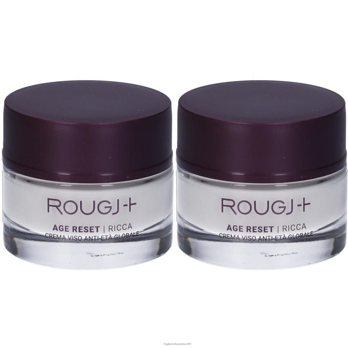 Cerca Offerte di rougj+ age reset crema viso anti-età globale ricca 2x50 ml e acquista online