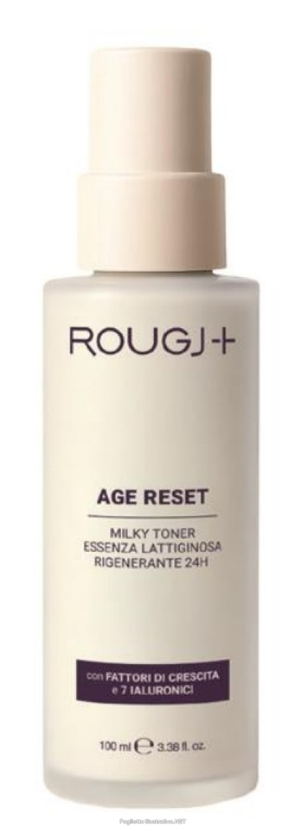 Cerca Offerte di rougj+ age reset milky toner essenza lattiginosa rigenerante 24h con fattori di crescita e 7 ialuronici 100ml e acquista online