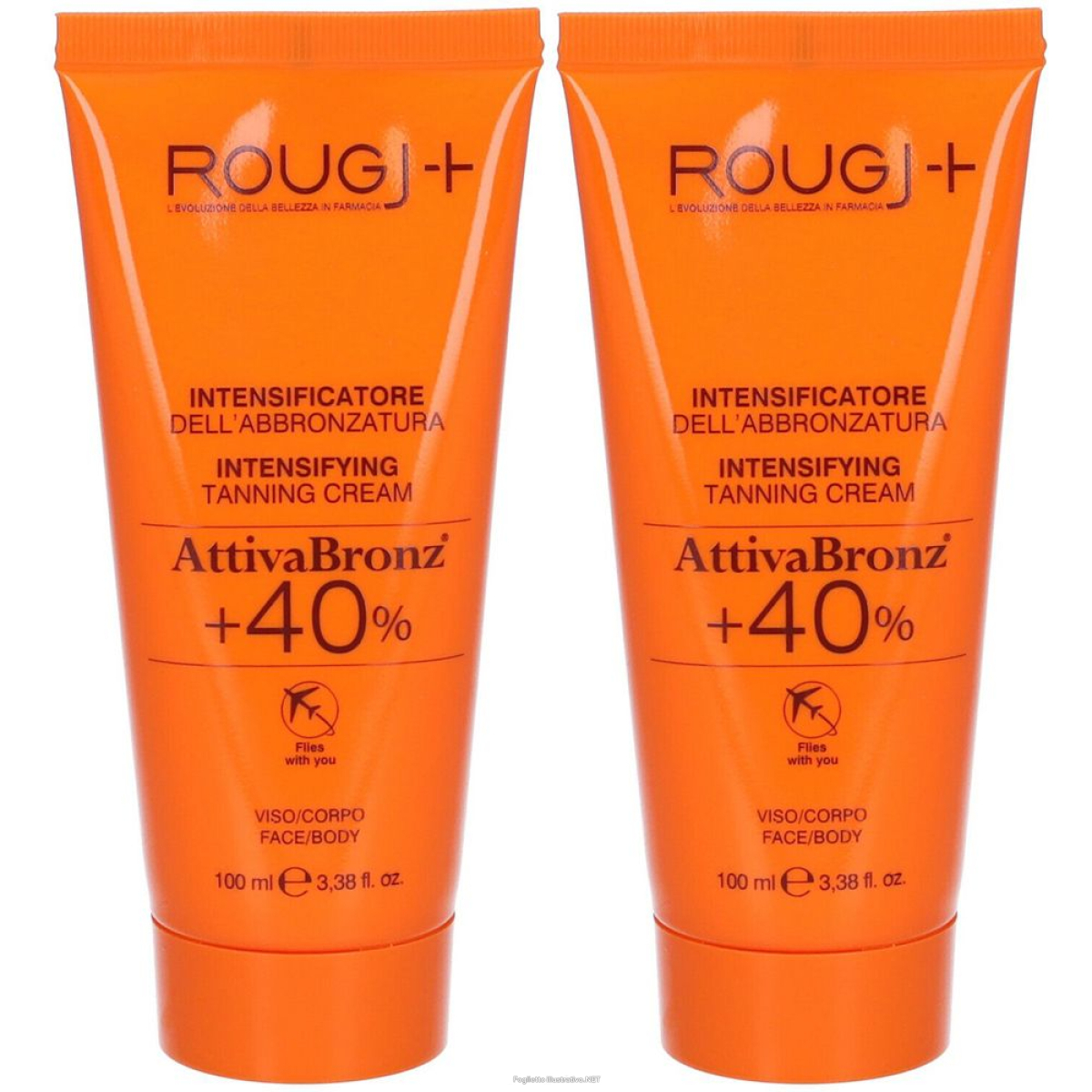 Cerca Offerte di rougj+ attivbronz +40% set da 2 2x100 ml crema e acquista online