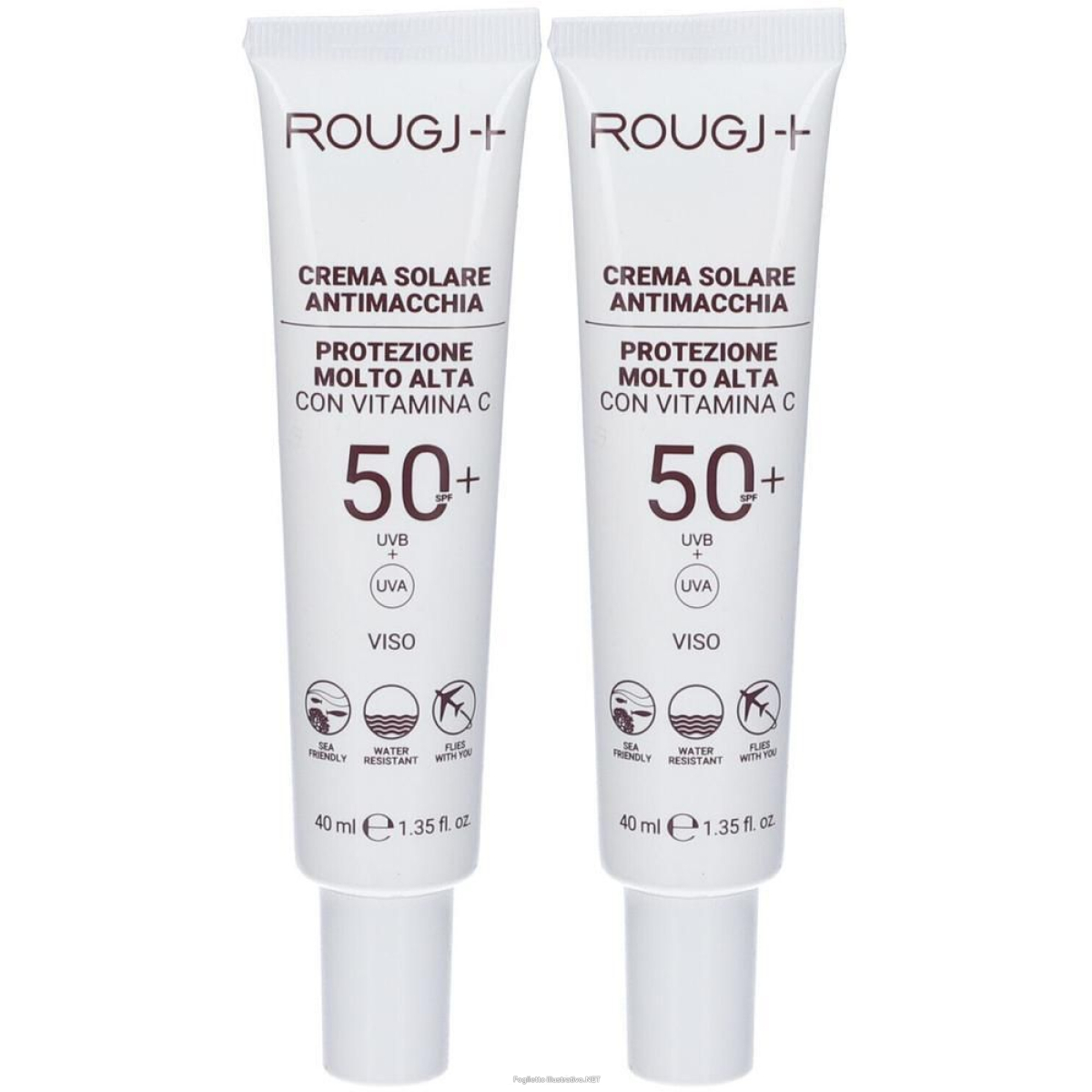 Cerca Offerte di rougj crema solare viso 50+ antimacchia 2x40 ml solare e acquista online
