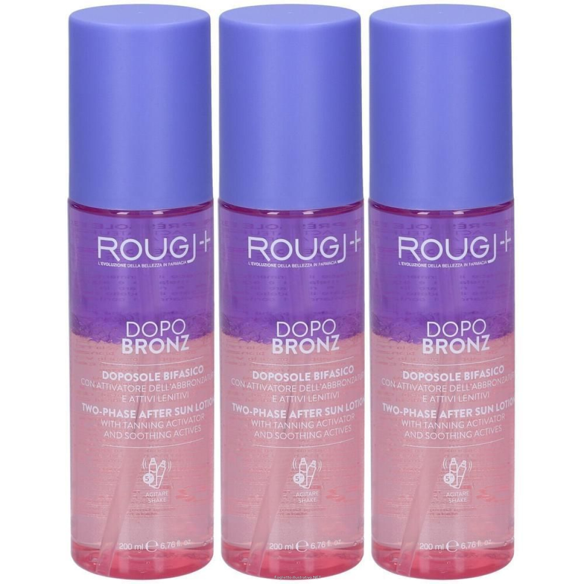 Cerca Offerte di rougj doposole bifasico con attivatore di melanina 3x200 ml e acquista online