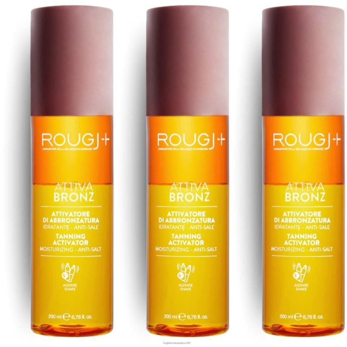 Cerca Offerte di rougj lozione bifasica con attivatore di abbronzatura 3x200 ml e acquista online