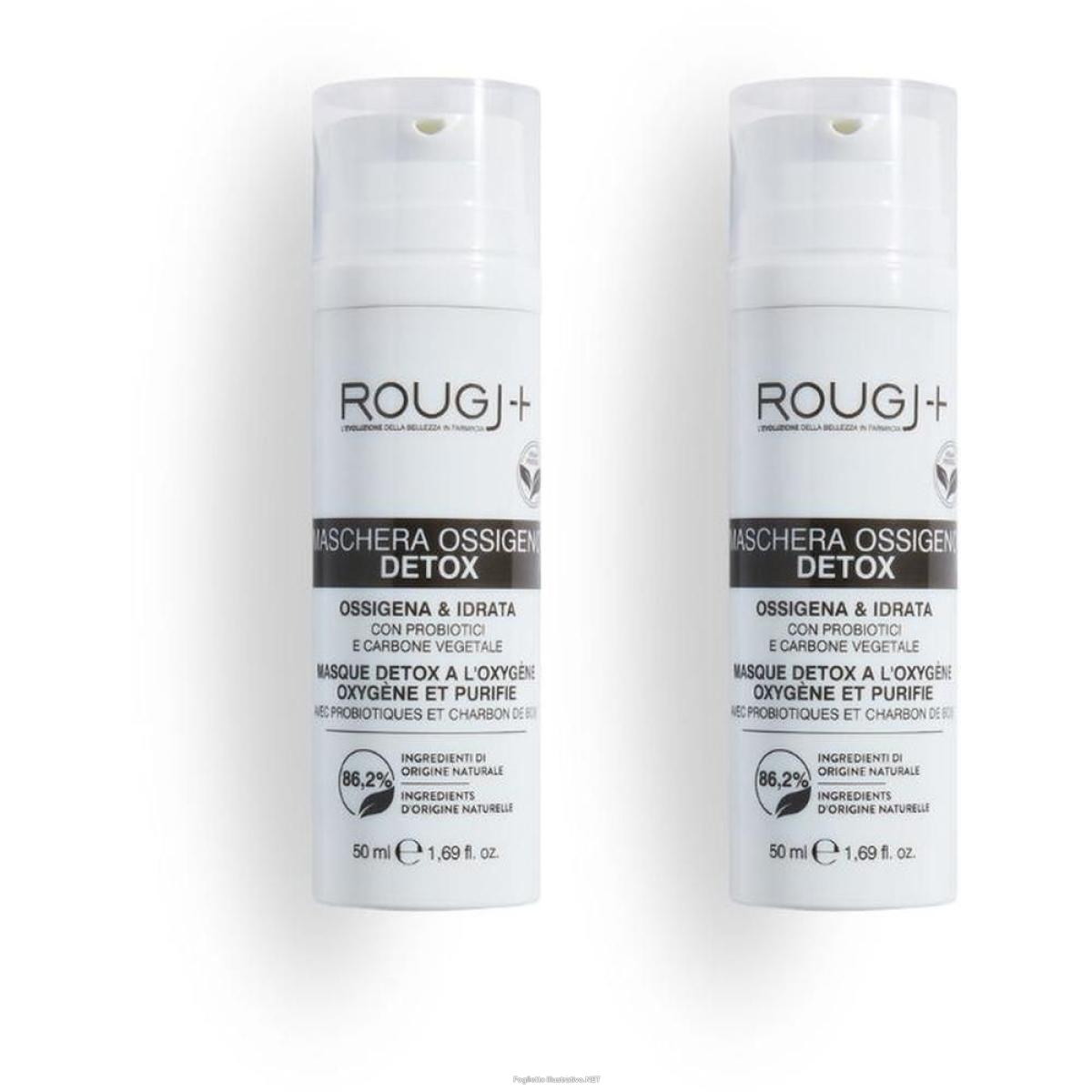 Cerca Offerte di rougj maschera viso all'ossigeno detox 2x1 st e acquista online