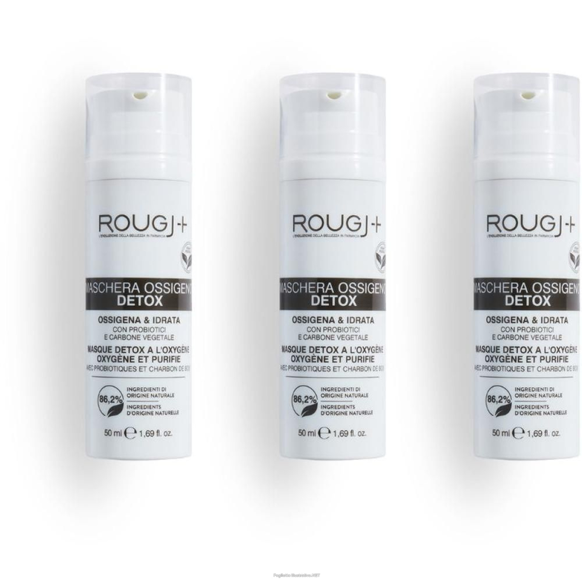 Cerca Offerte di rougj maschera viso all'ossigeno detox 3x1 st e acquista online