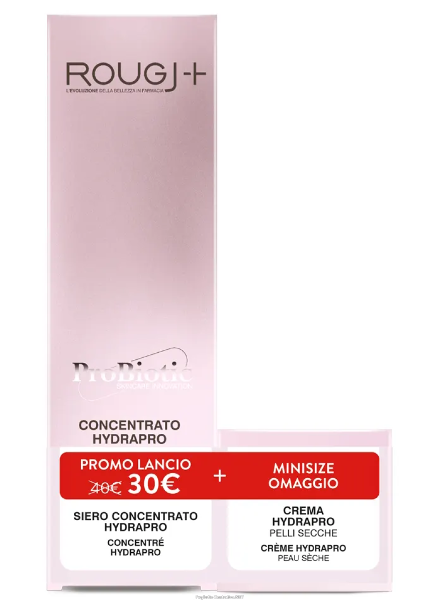 Cerca Offerte di rougj probiotic kit siero concentrato hydrapro + crema hydrapro viso per pelli secche 30ml+15ml e acquista online