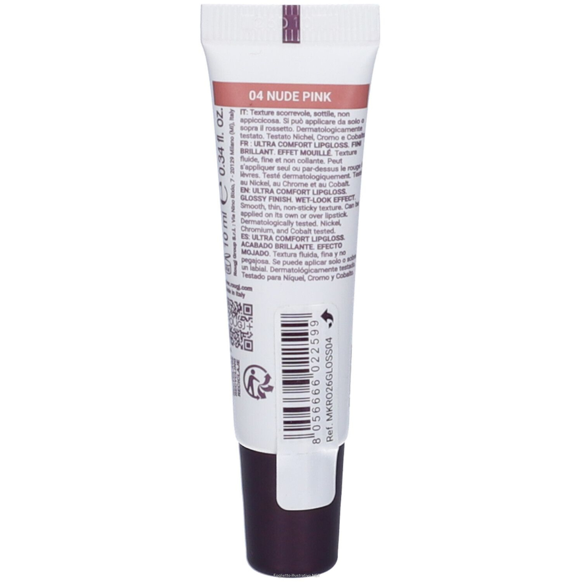 Cerca Offerte di rougj rossetto ultra comfort lipgloss colore 04 nude pink - risparmia e acquista online