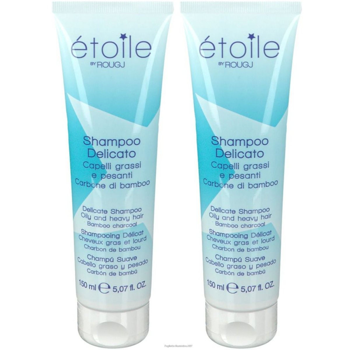 Cerca Offerte di Rougj Shampoo Delicato Étoile Capelli Grassi Set da 2 2x150 ml e acquista online