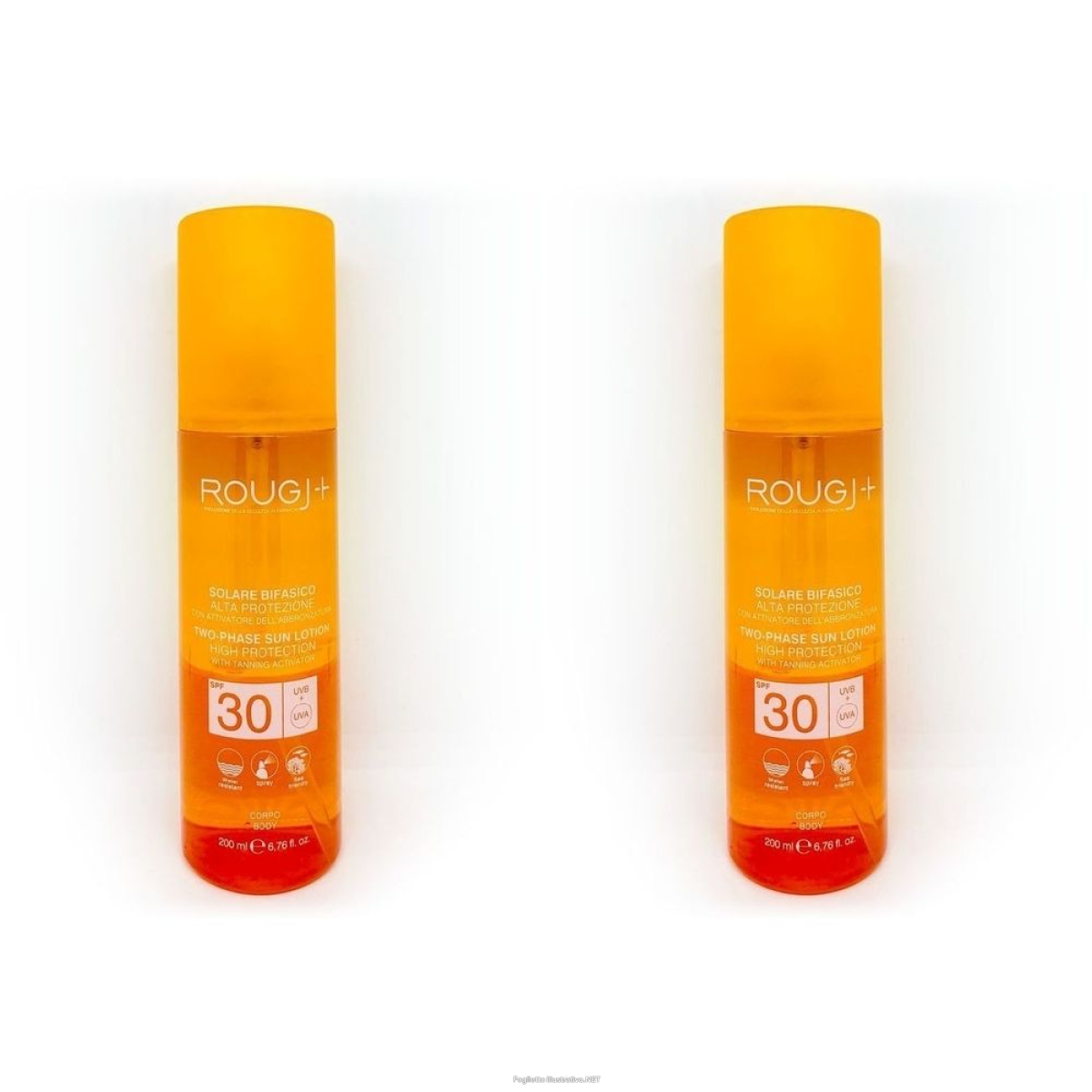Cerca Offerte di rougj solare bifasico spf 30 con attivatore di melanina set da 2 2x200 e acquista online