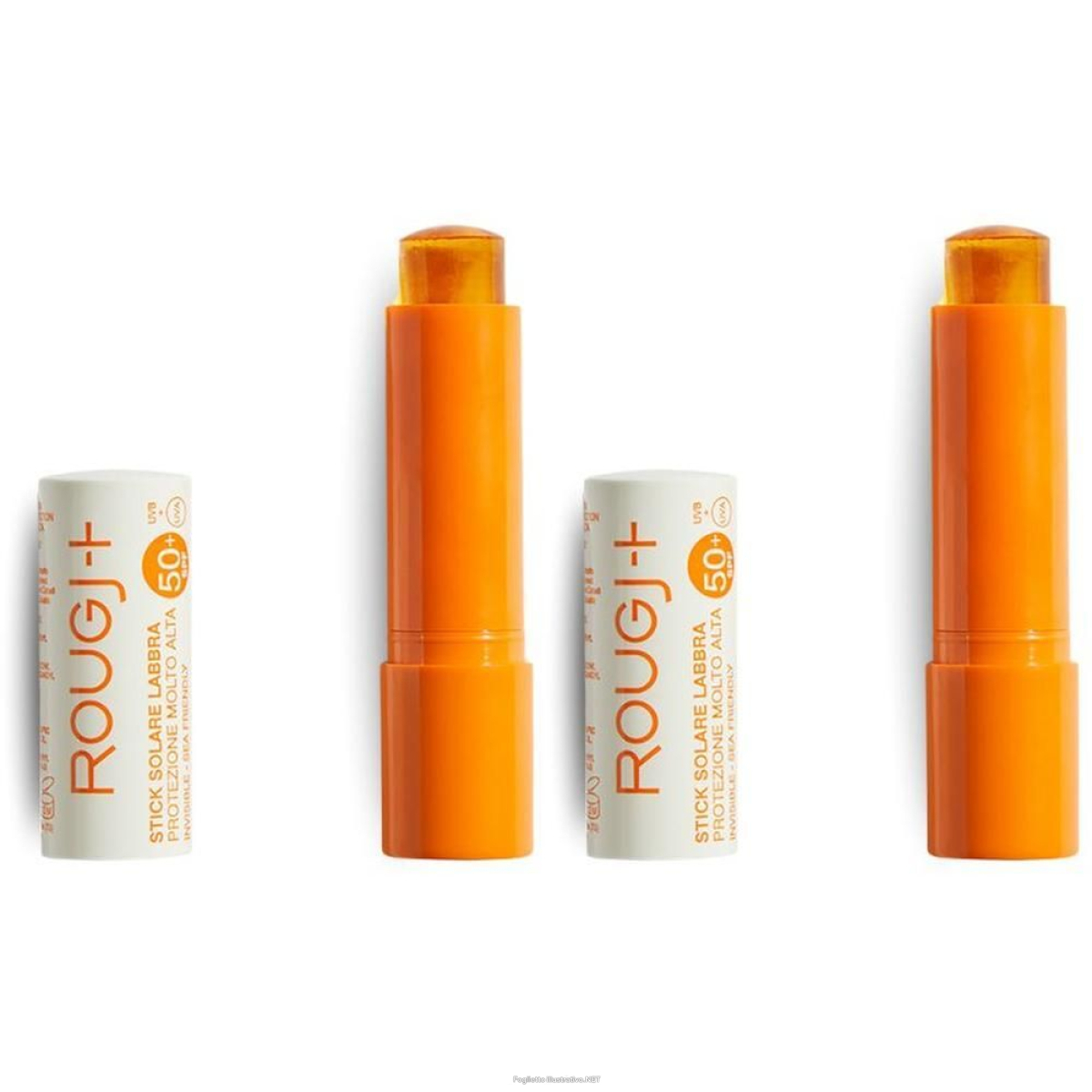 Cerca Offerte di rougj stick solare labbra sensibili spf50+ 2x1 st e acquista online
