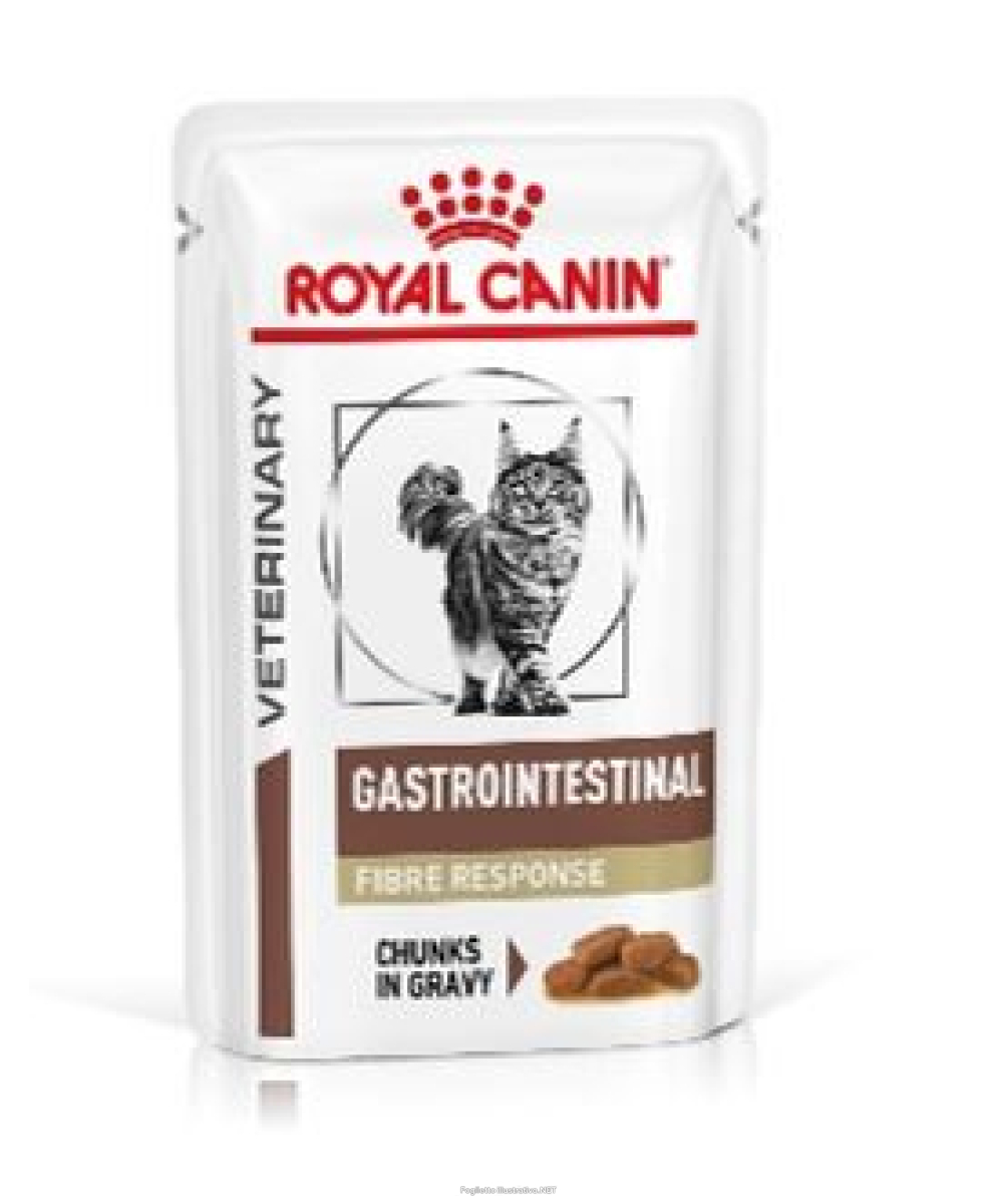 Cerca Offerte di royal canin veterinary gastrointestinal fibre response alimento dietetico per gatti 12x85g e acquista online